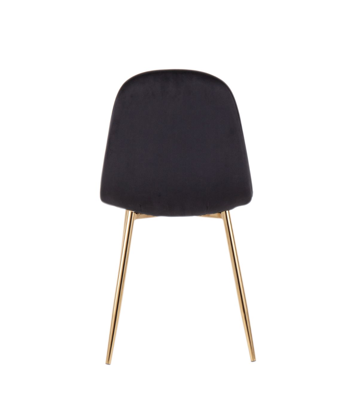  LumiSource Pebble Chair - Set of 2 Gold & Black - Gold & Black - Bonton