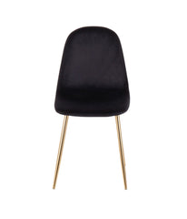 Pebble Chair - Set of 2 Gold & Black