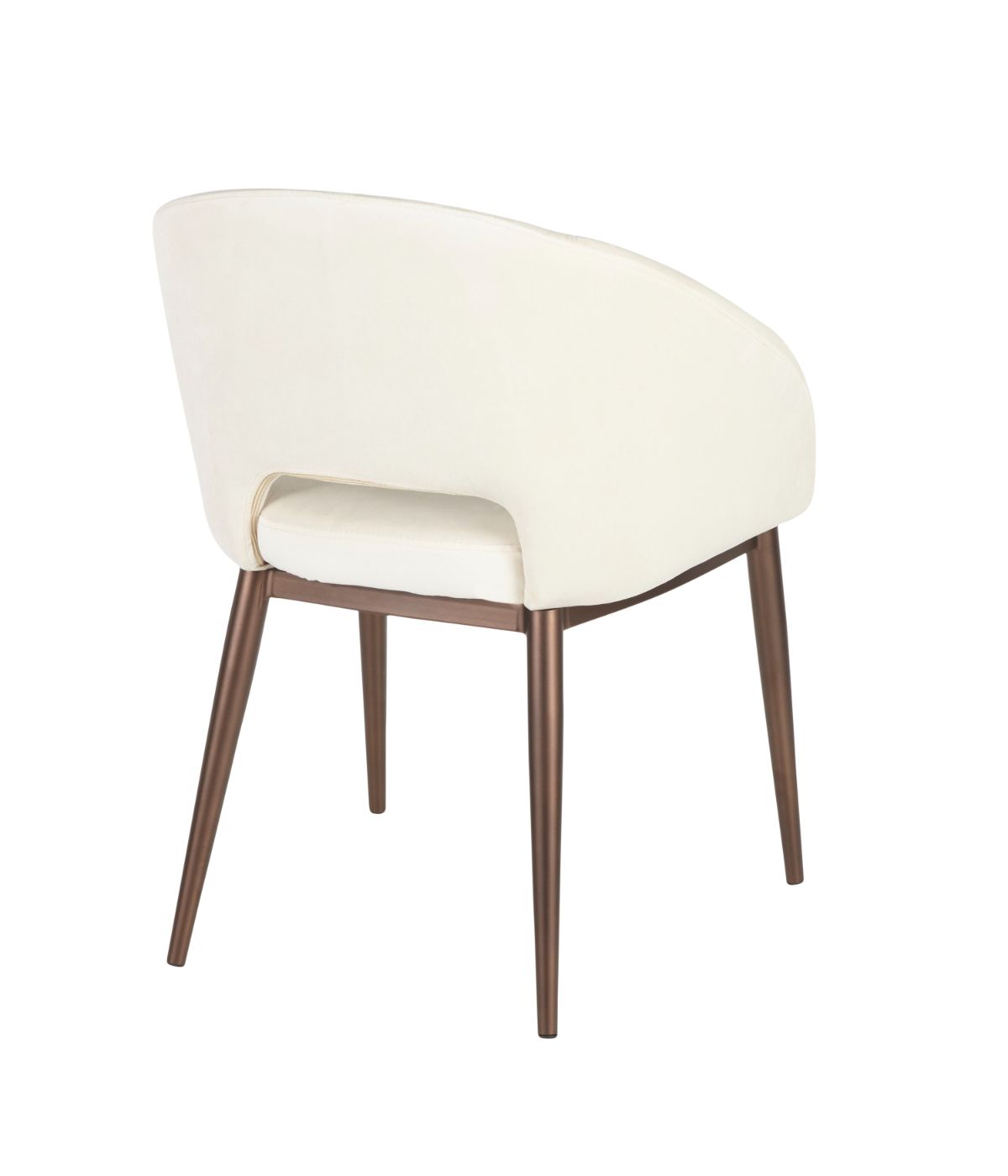  LumiSource Renee Chair Copper & Cream - Copper & Cream - Bonton