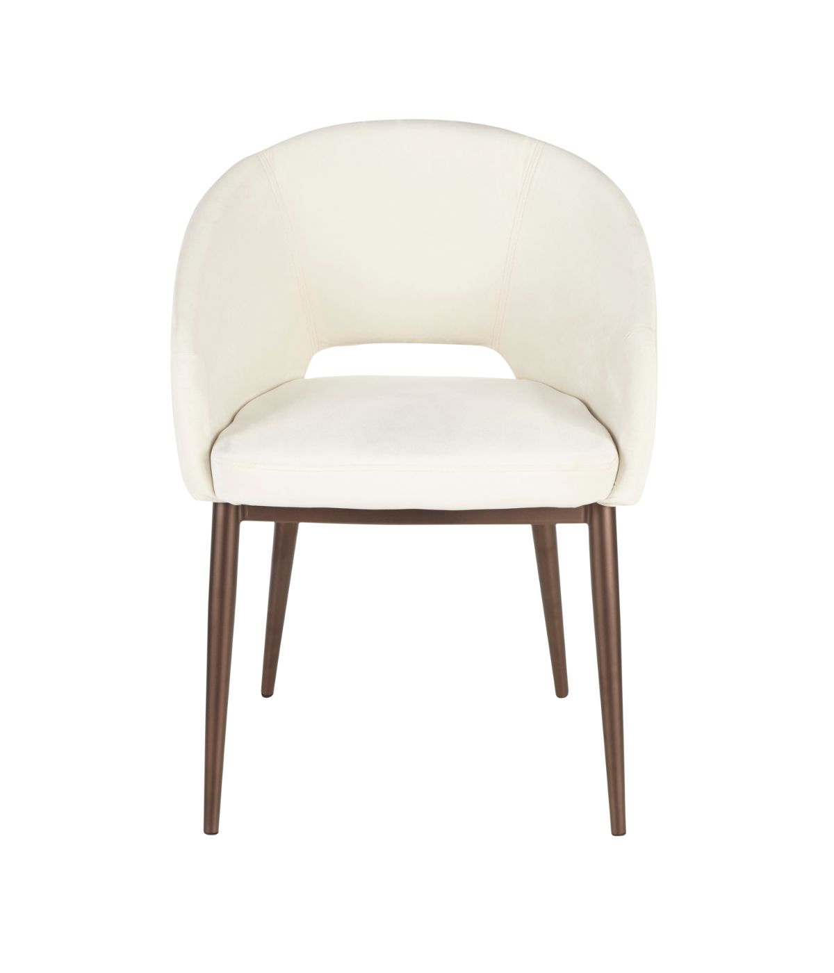  LumiSource Renee Chair Copper & Cream - Copper & Cream - Bonton