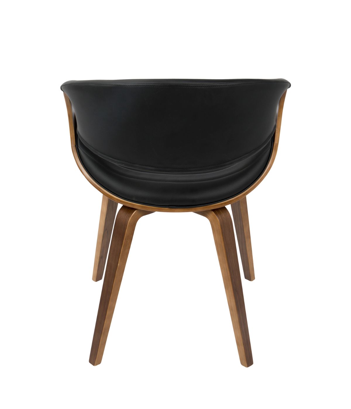  LumiSource Symphony Chair Walnut & Black - Walnut & Black - Bonton