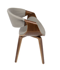 Symphony Chair Walnut & Grey