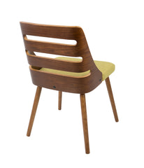 Trevi Chair Walnut & Green