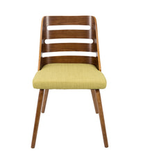 Trevi Chair Walnut & Green