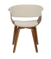 Vintage Mod Chair Walnut & Cream