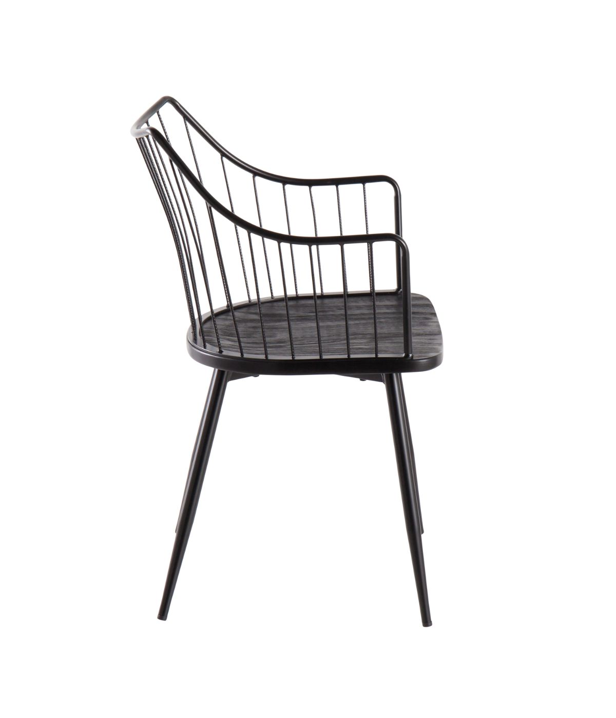  LumiSource Winston Chair Black - Black - Bonton