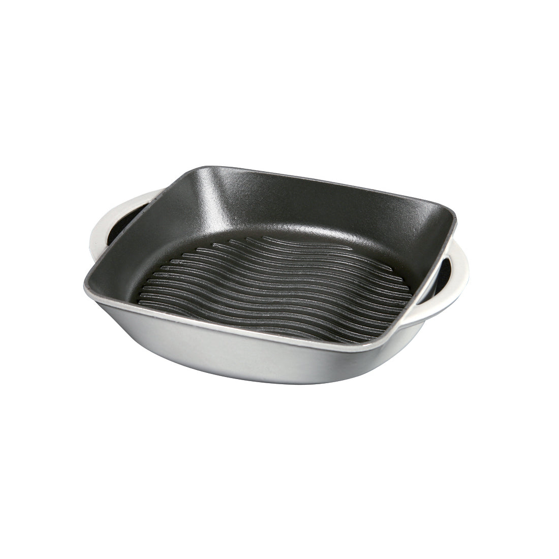  Chasseur Carronde 10-Inch Grill Pan, Grey and Black - Default Title - Bonton