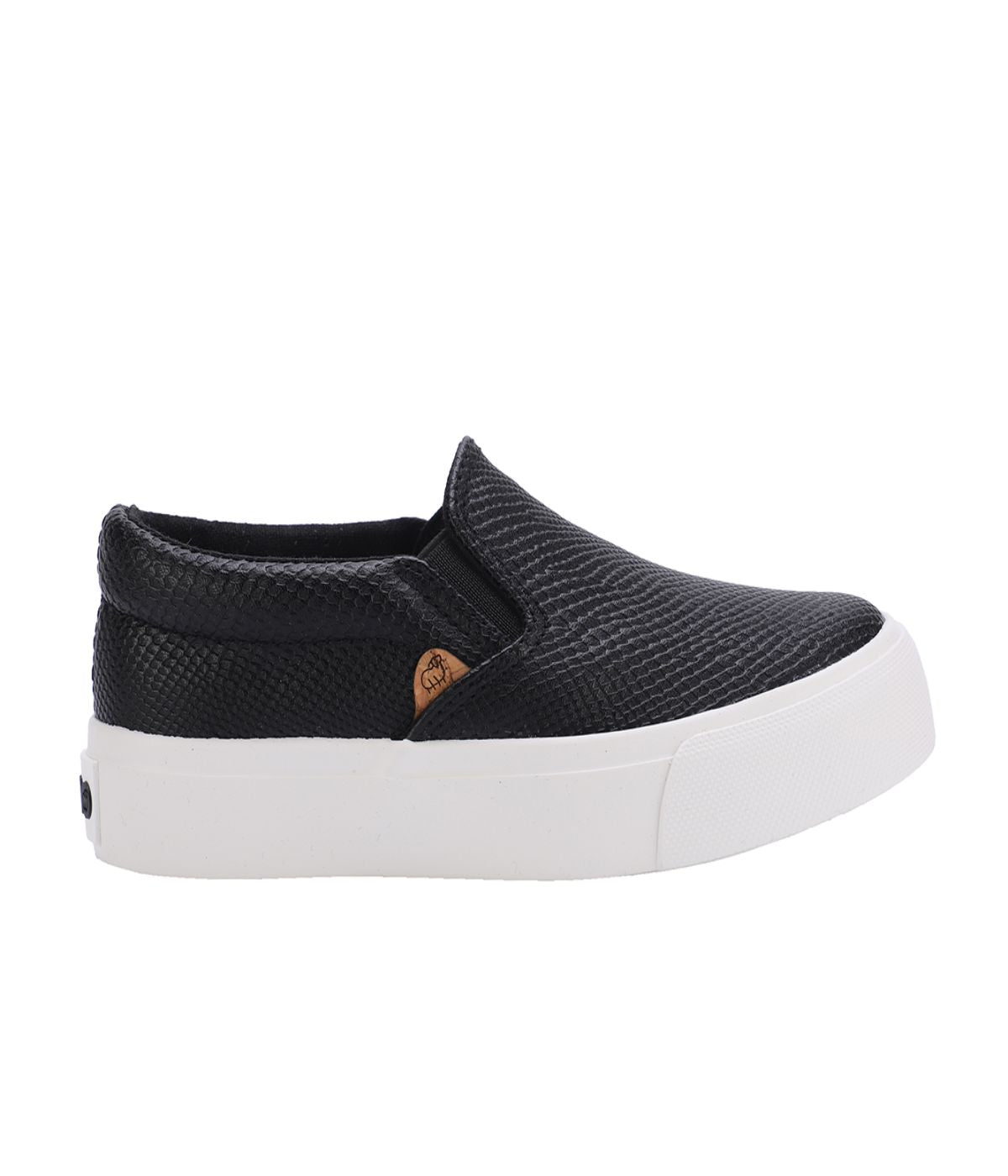  Lamo Piper Kids' Sneaker - Black Snakeskin - Bonton