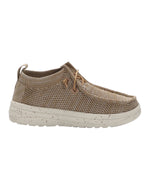 Kid's casual sneaker style with Mesh upper Beige