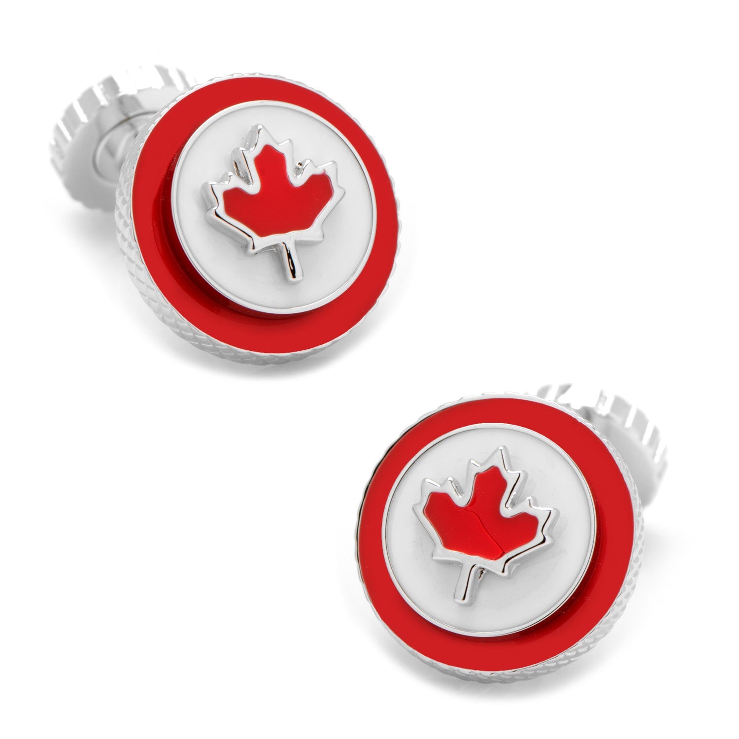  Cufflinks Canada Rotating Flag Cufflinks - Default Title - Bonton