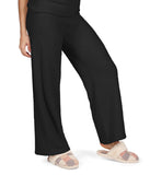 Women's Cozy Knit Ultra-Soft Solid Lounge Pants Black