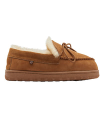 Men's Doubleface Australian sheepskin moccasins Chestnut