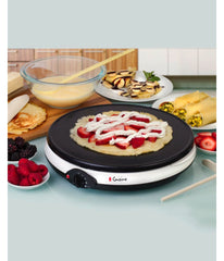 Crepe Maker with Eco-Friendly Non-Stick Ceramic Coating White