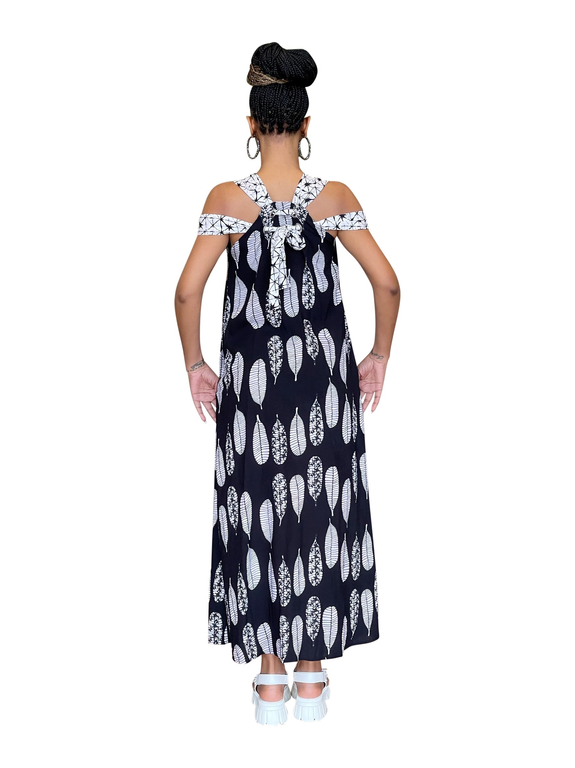  ChicNiCity NONI II Maxi Sun Dress With Adjustable Straps - BLACK - Bonton