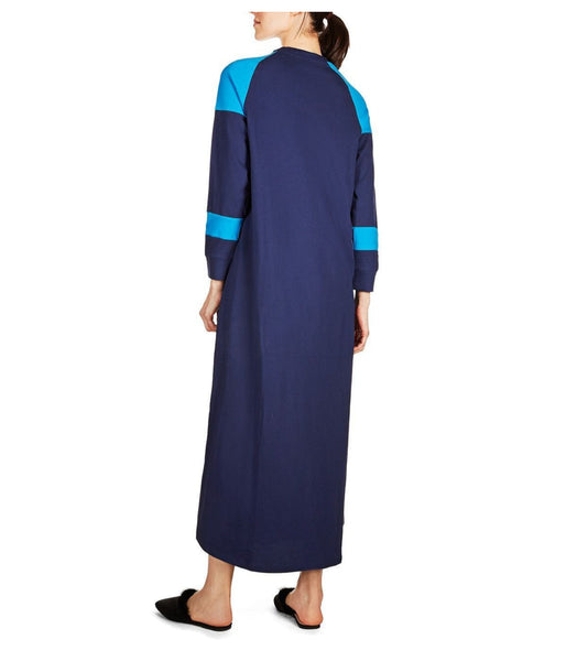 Women's Modest Soft Nursing Gown with Lace Accents