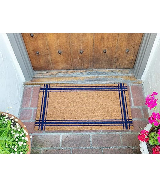 Coir Doormat Blue
