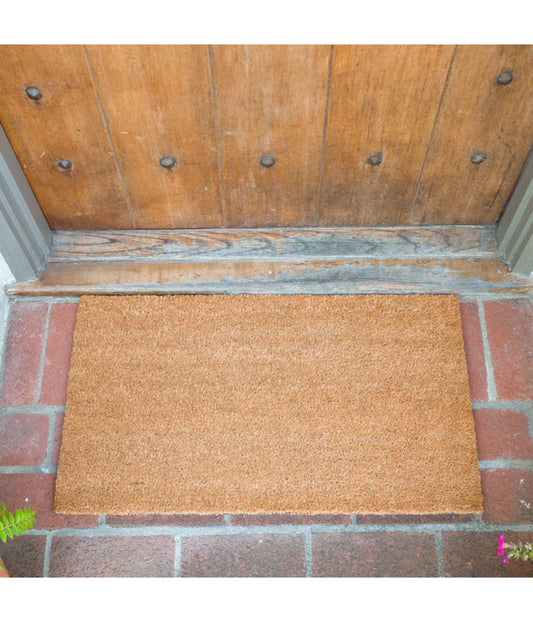 Coir Doormat Blank Brown