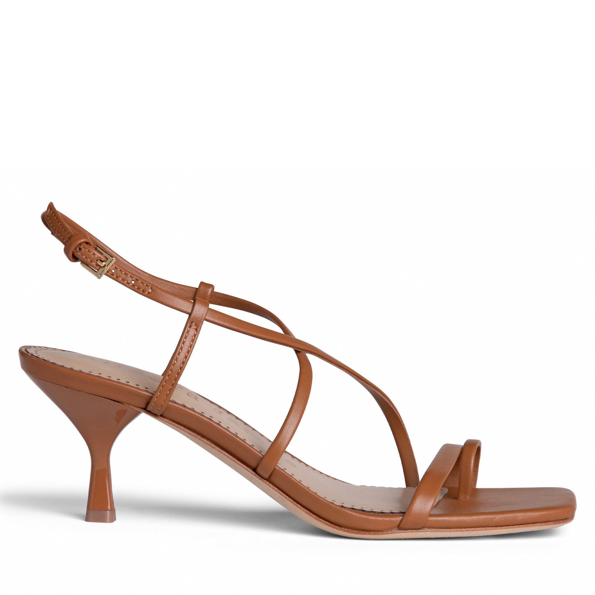  Allegra James Colette Leather Sandal - 6 - Bonton