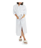 Women's 100% Cotton Woven Gauze Spa-Style Kimono Robe White