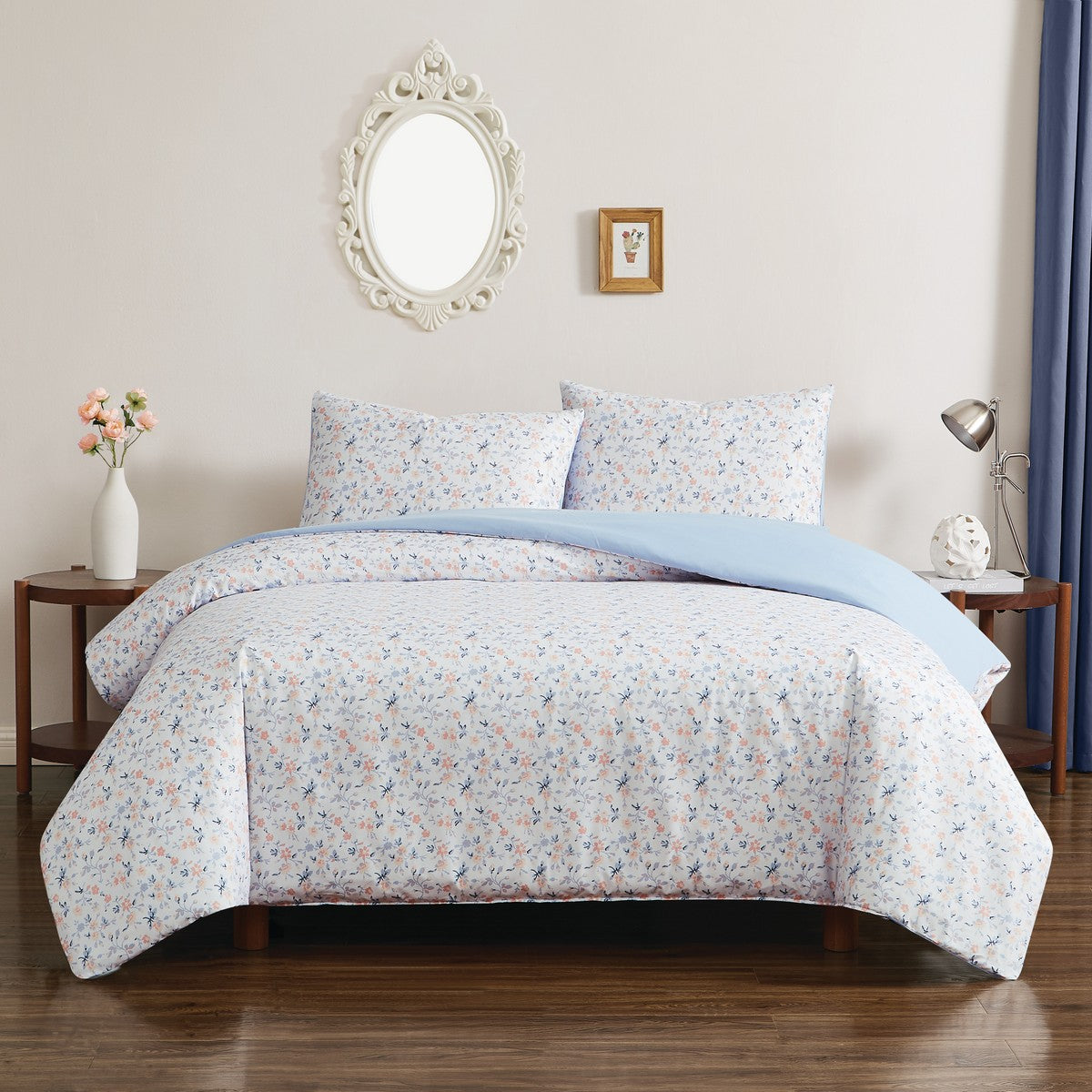  Truly Soft Maine Floral Comforter Set - Multiple - Bonton