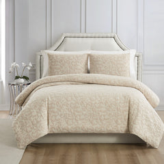 Regan Matelasse Duvet Cover Set Tan