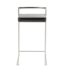 Fuji Stacker Counter Stool - Set of 2 Black