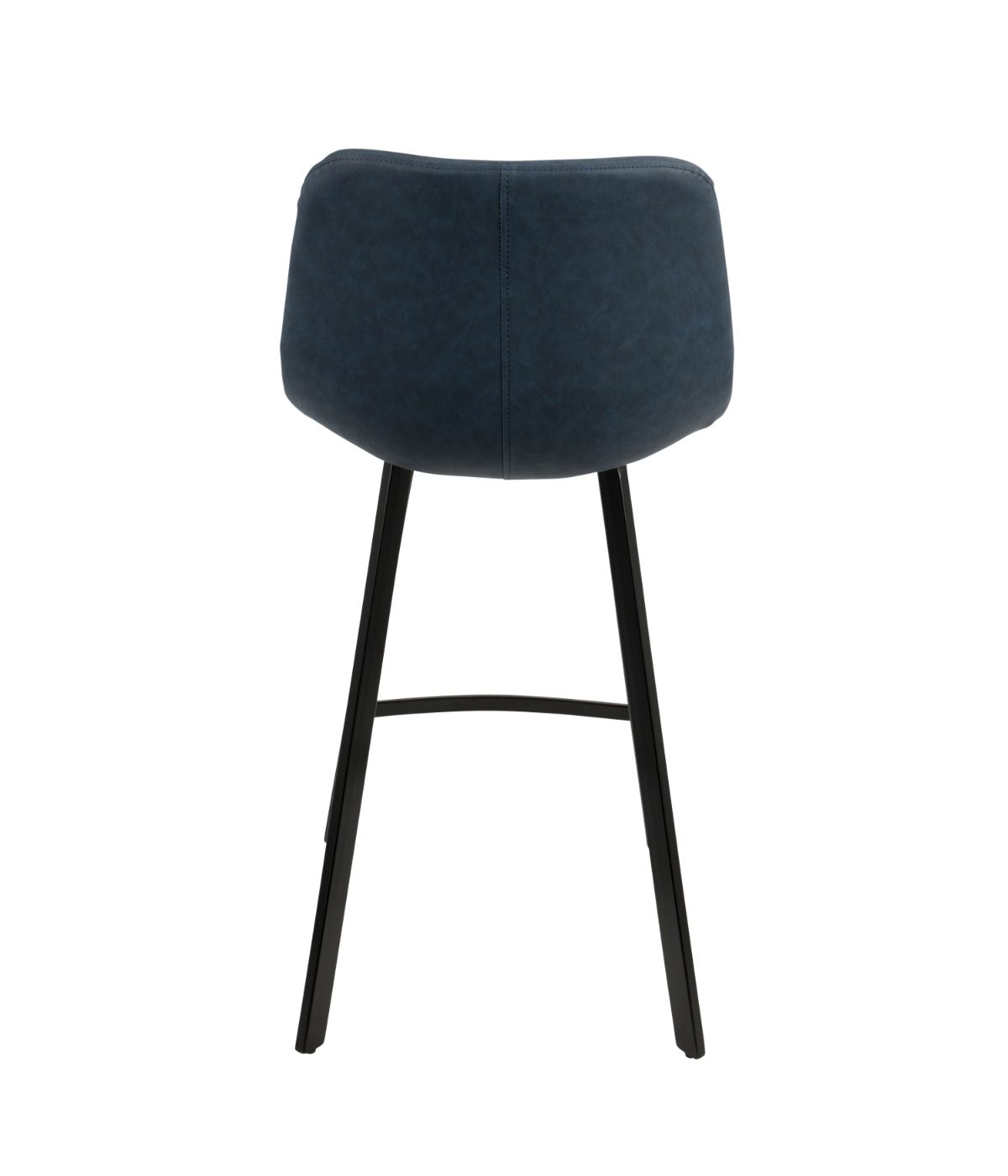  LumiSource Outlaw Counter Stool - Set of 2 Blue & Black - Blue & Black - Bonton