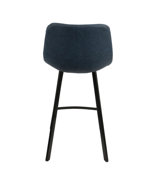 Outlaw Counter Stool - Set of 2 Blue & Black