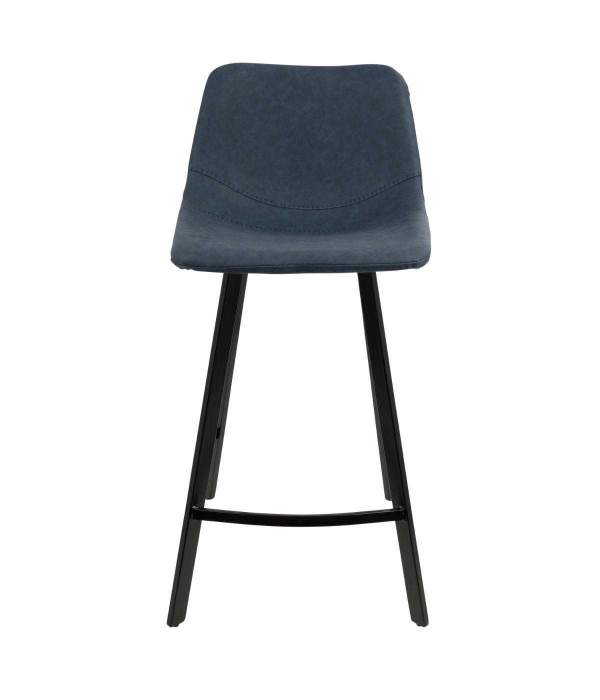  LumiSource Outlaw Counter Stool - Set of 2 Blue & Black - Blue & Black - Bonton