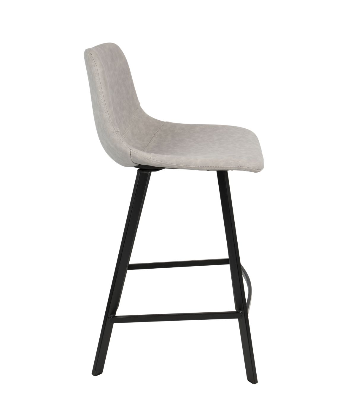 Outlaw Counter Stool - Set of 2 Grey & Black