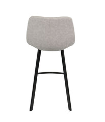 Outlaw Counter Stool - Set of 2 Grey & Black