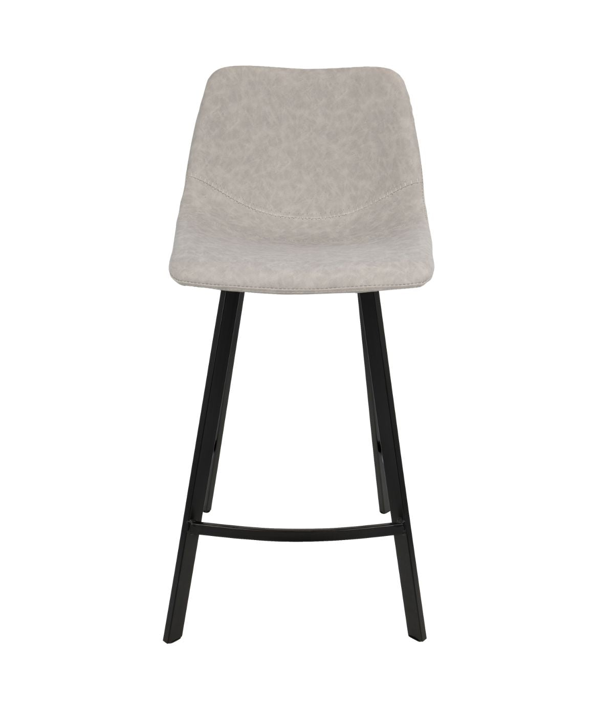 Outlaw Counter Stool - Set of 2 Grey & Black