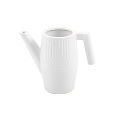 Matte White Giant Arch  Ceramic Watering Can Vase