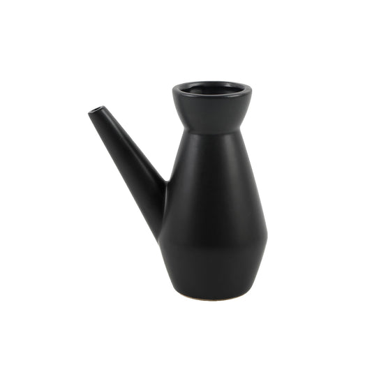 Ceramic Watering Can Matte Black