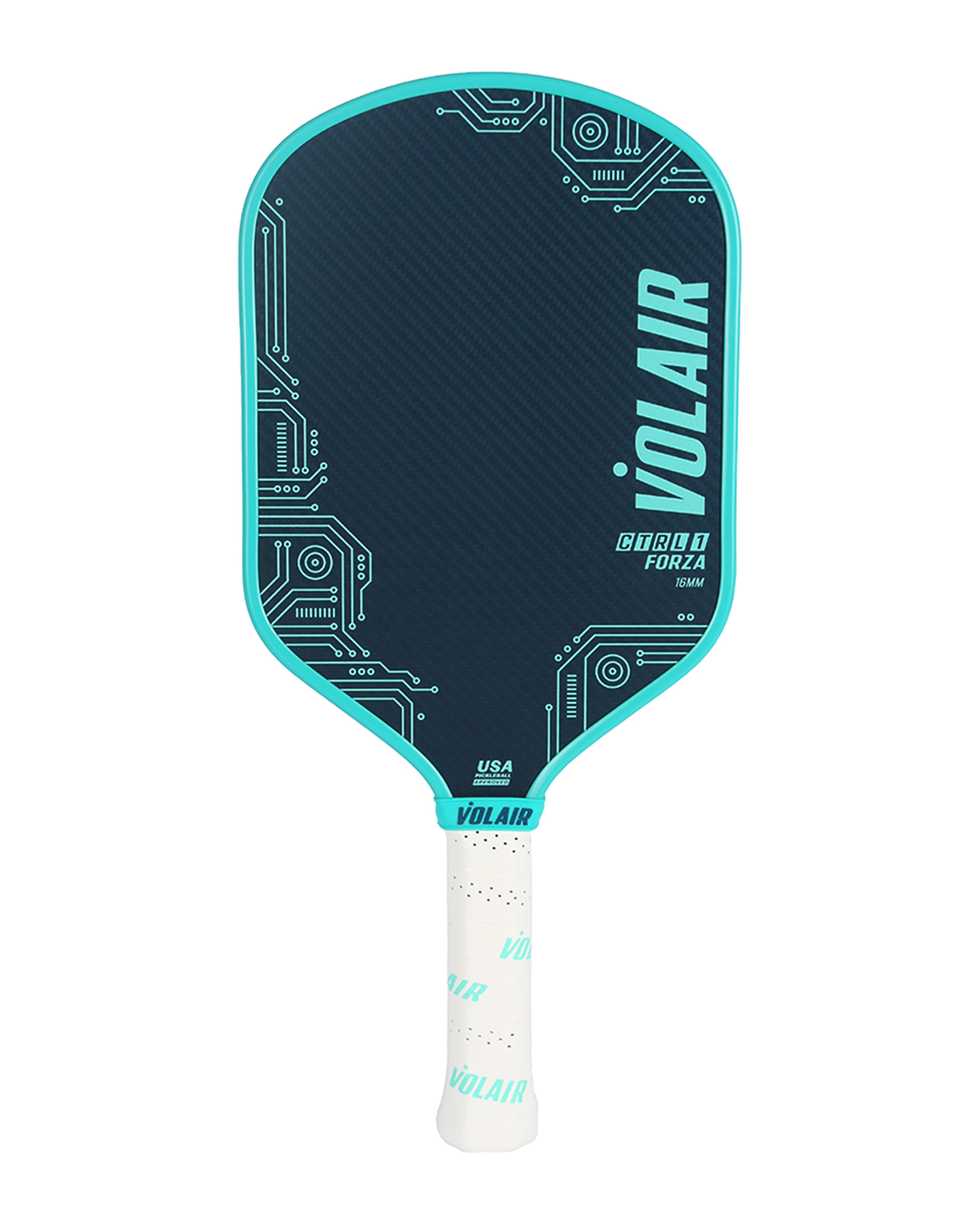  Volair Pickleball CTRL 1 16mm Forza Pickleball Paddle by Volair Pickleball - Blue - Bonton