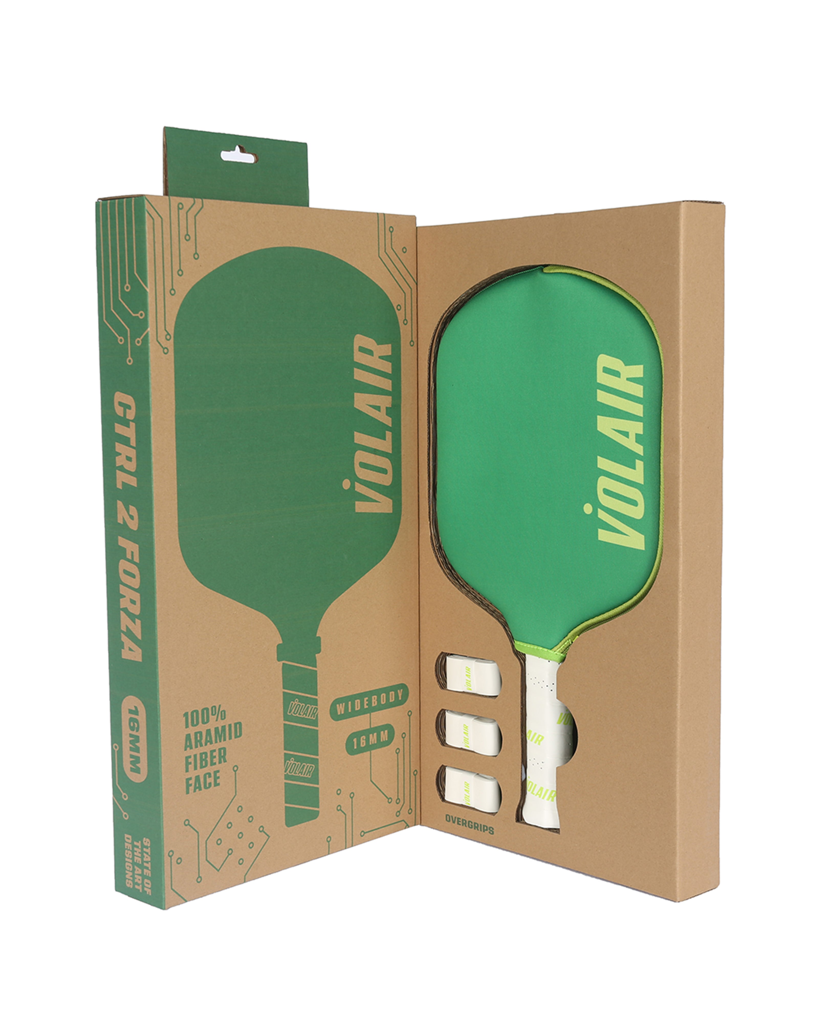  Volair Pickleball CTRL 2 Forza 16mm Pickleball Paddle by Volair Pickleball - Blue - Bonton