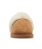Ladies luxury 100% Doubleface Australian sheepskin scuff Chestnut