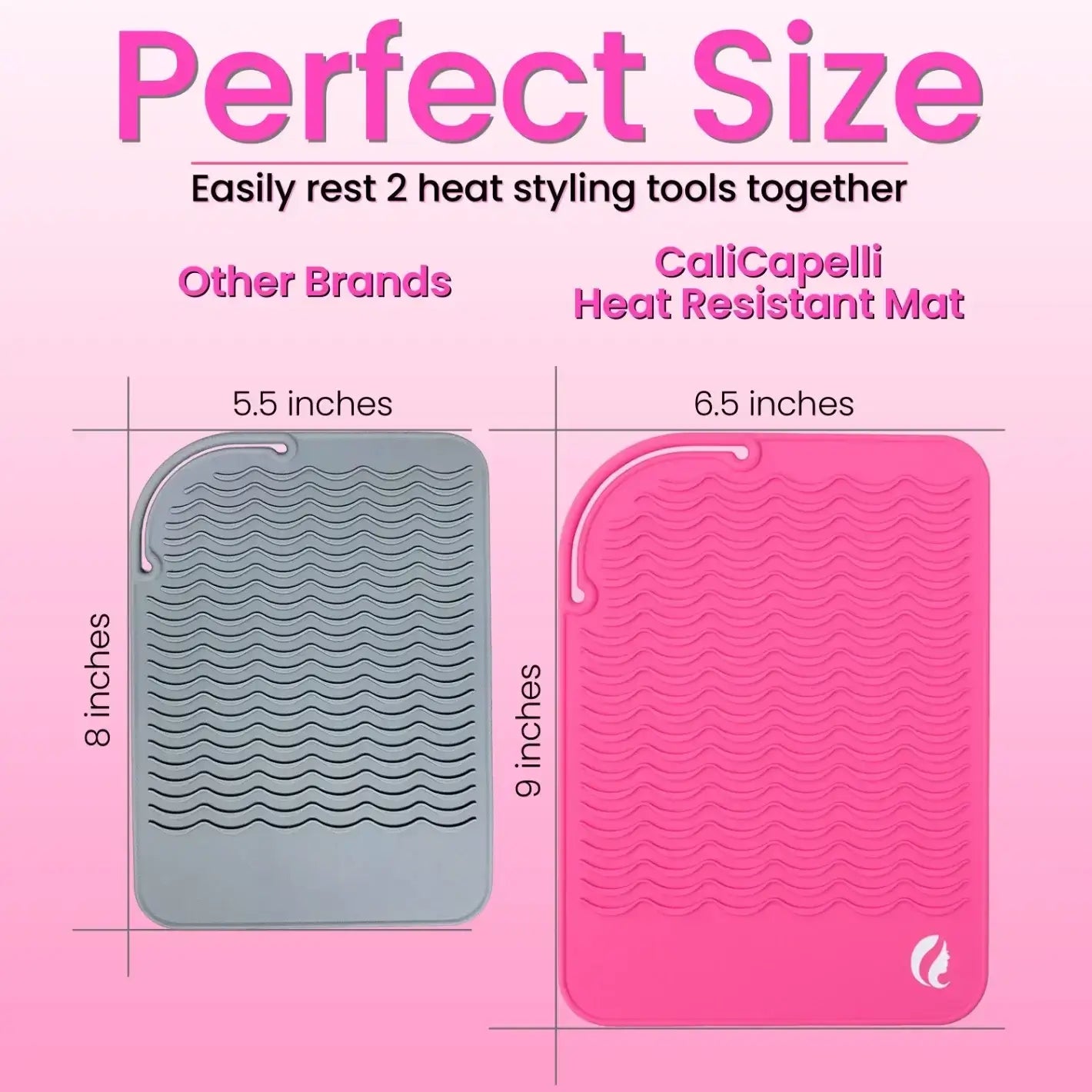  Calicapelli Hair Tools Pro Heat Resistant Mat (Pink) by Calicapelli Hair Tools - Default Title - Bonton