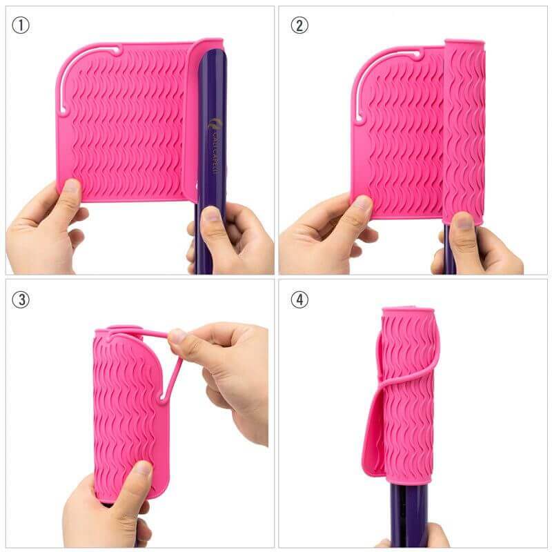 Calicapelli Hair Tools Pro Heat Resistant Mat (Pink) by Calicapelli Hair Tools - Default Title - Bonton
