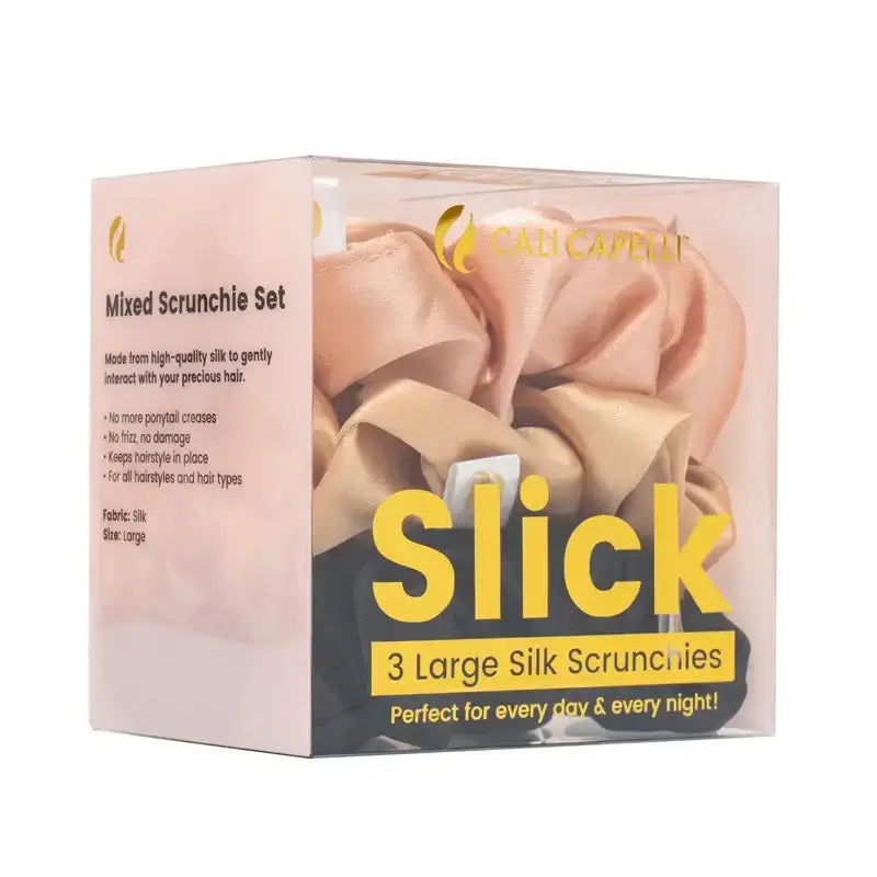  Calicapelli Hair Tools Slick Large Scrunchies Set by Calicapelli Hair Tools - Default Title - Bonton