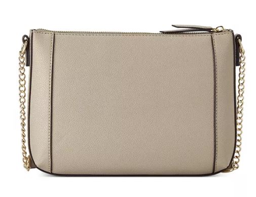  Nine West Basil Top Zip Crossbody - Pumice - Bonton