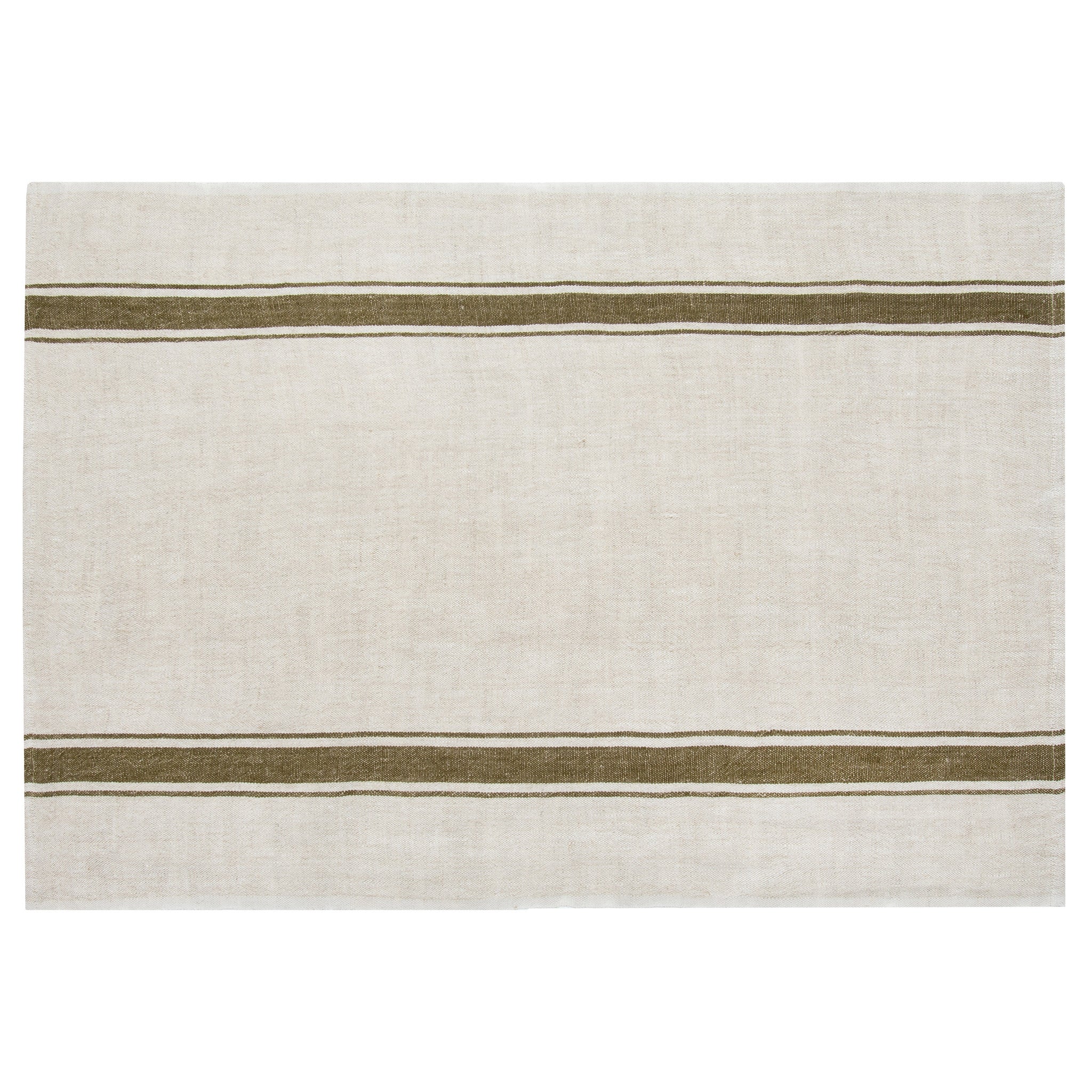  Caravan Marseille - Tea Towels 20x30 - Set of 2 - Black & Natural - Bonton