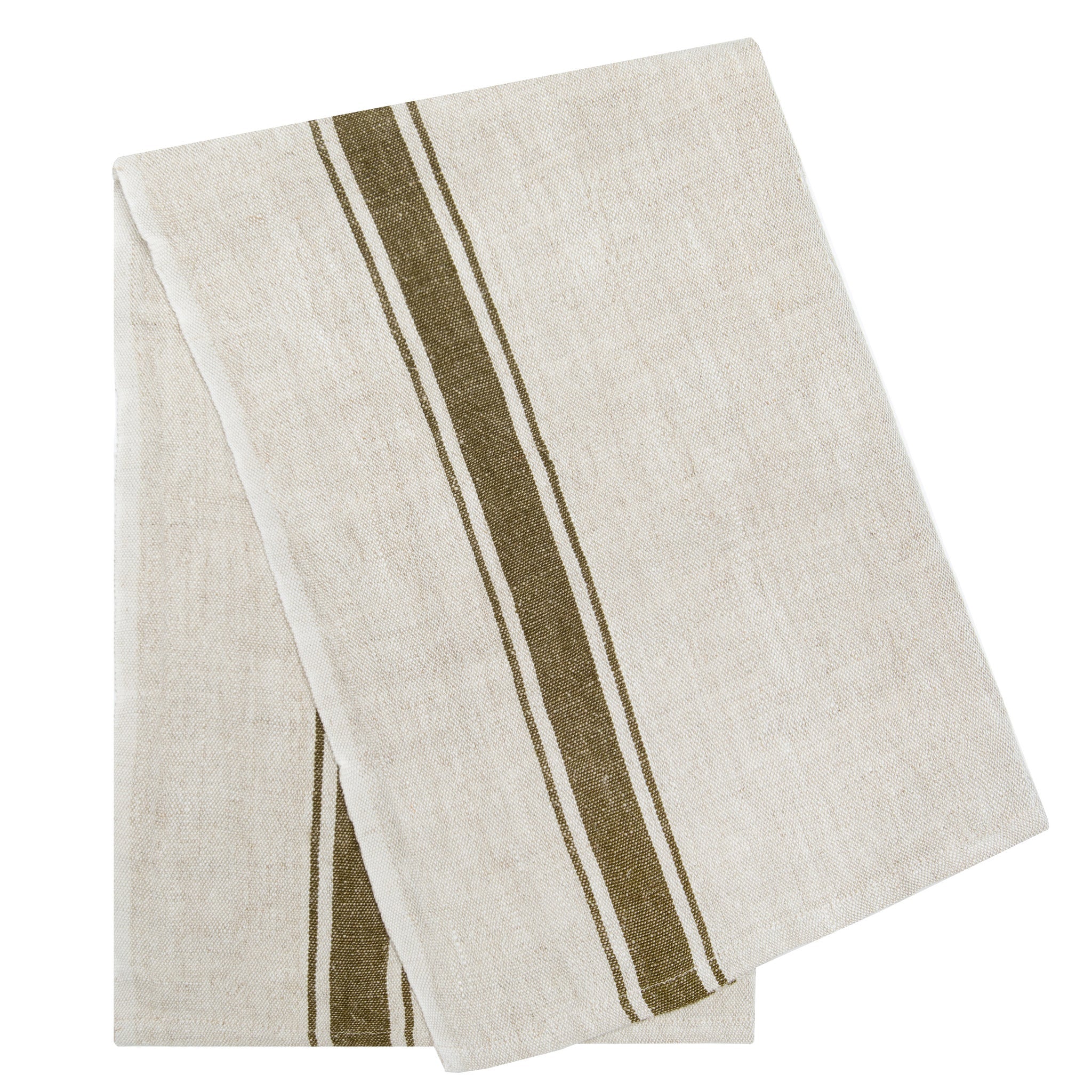 Caravan Marseille - Tea Towels 20x30 - Set of 2 - Black & Natural - Bonton
