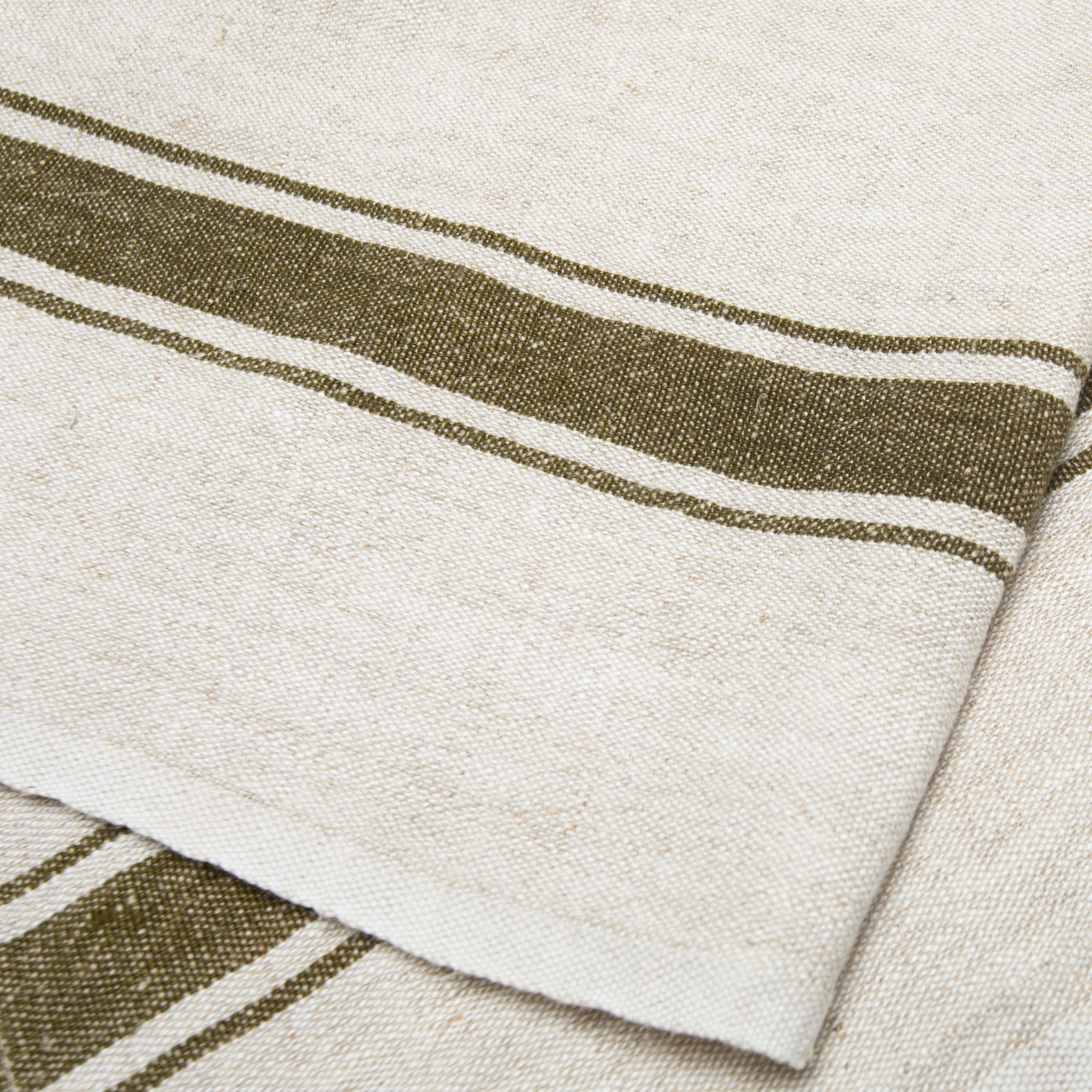  Caravan Marseille - Tea Towels 20x30 - Set of 2 - Black & Natural - Bonton