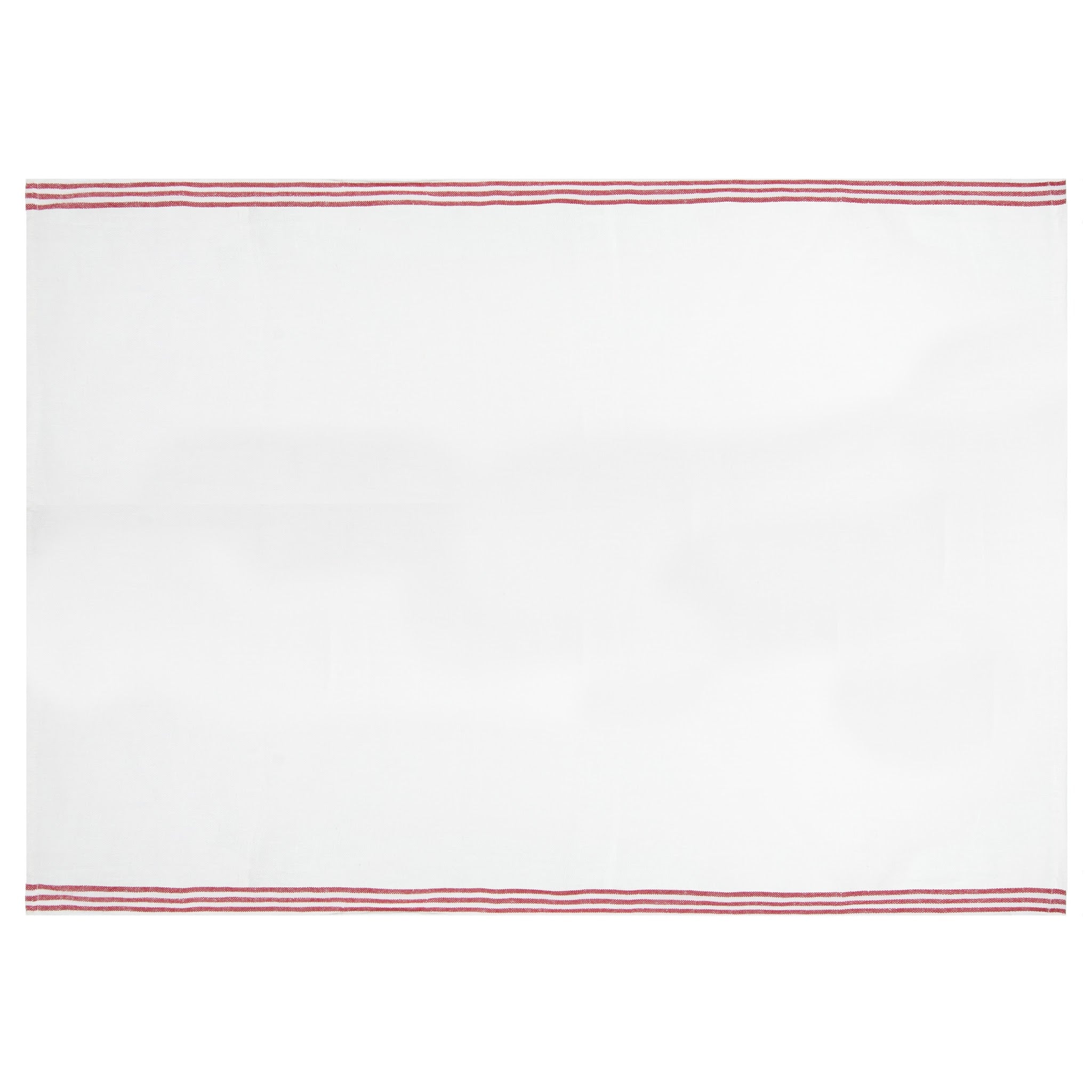  Caravan Alsace White Tea Towels 20x30 - Set of 2 - White & Blue - Bonton