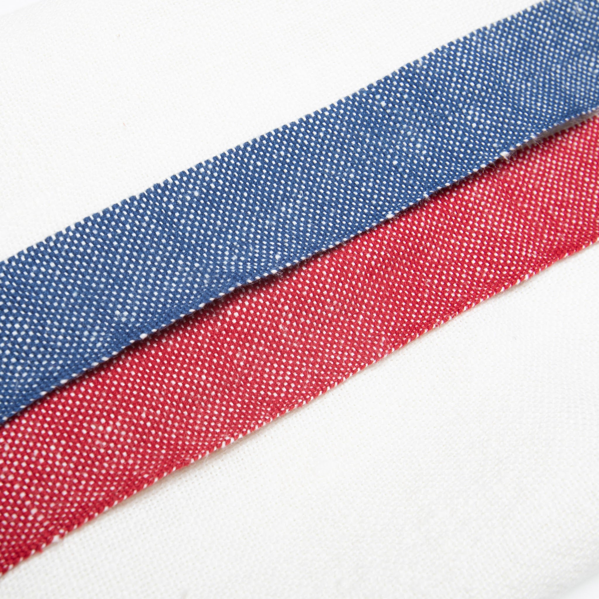  Caravan Paris White - Tea Towels 20x30 - Set of 2 - Blue & Red - Bonton