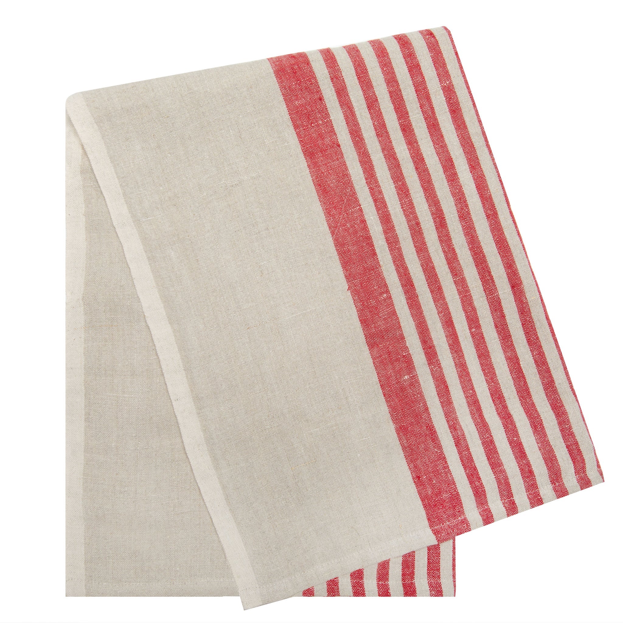  Caravan Brittany Natural Tea Towels 20x30 - Set of 2 - Natural & Blue - Bonton