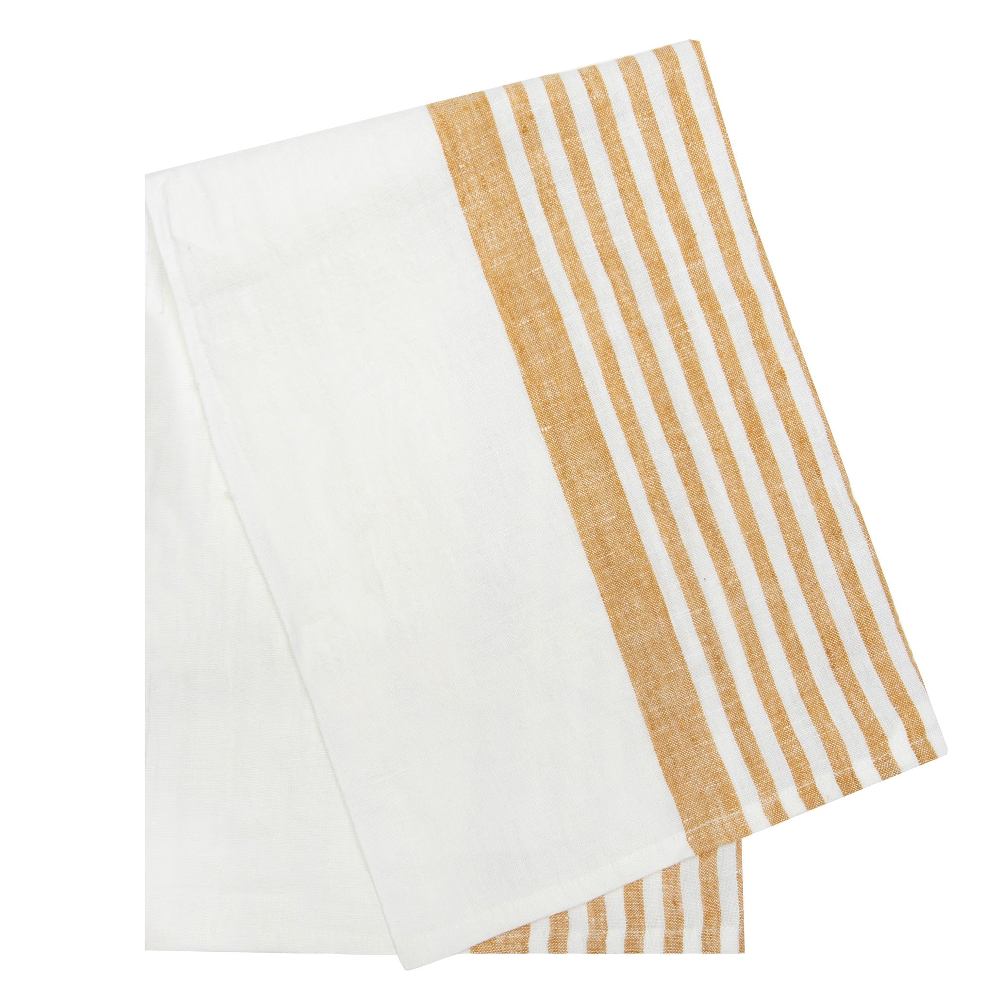  Caravan Brittany White Tea Towels 20x30 - Set of 2 - White & Blue - Bonton