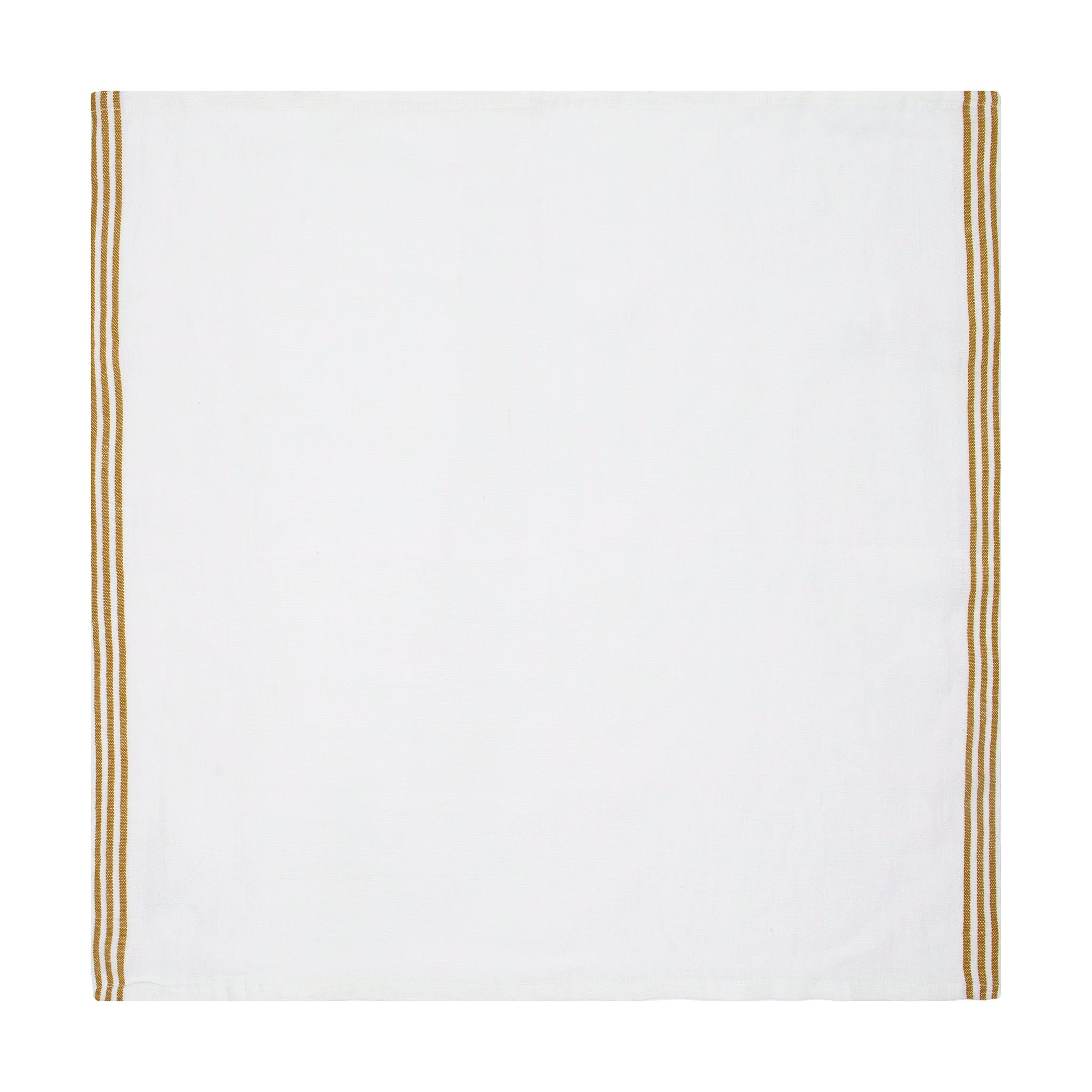  Caravan Alsace White Napkins 20x20 - Set of 4 - White & Blue - Bonton