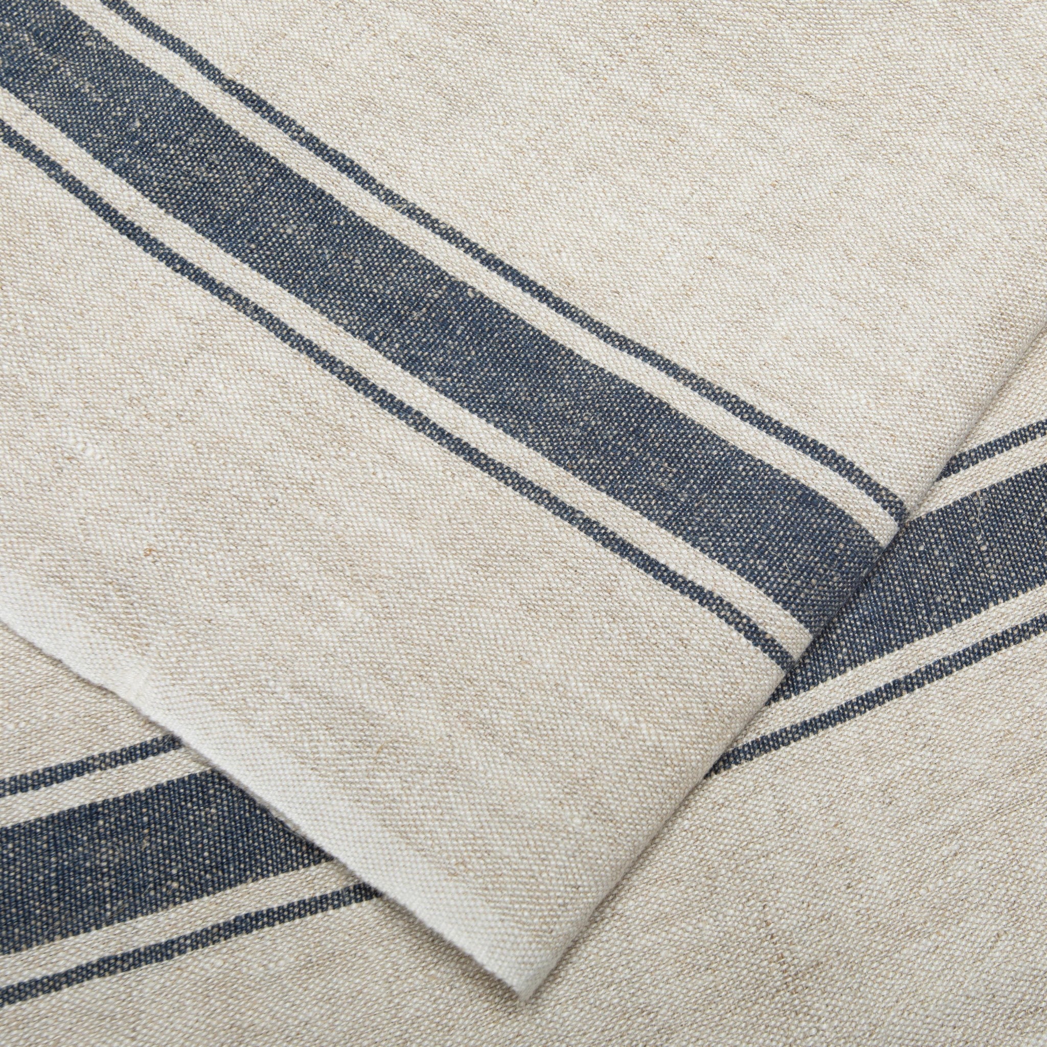  Caravan Marseille - Tea Towels 20x30 - Set of 2 - Black & Natural - Bonton